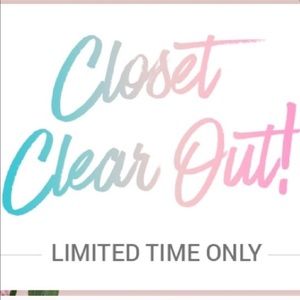 Clearing out closet! Accepting reasonable offers!